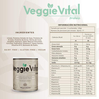 Proteína aislada Veggie Vital
